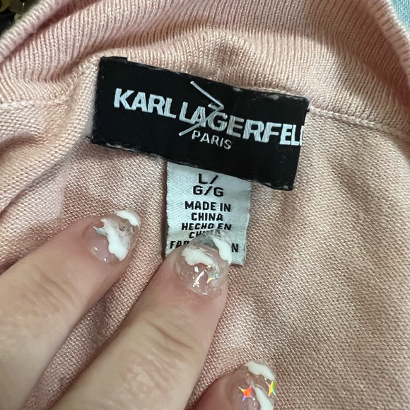 Karl Lagerfeld Pearl Accentuated Sweater - Picture 3 of 3